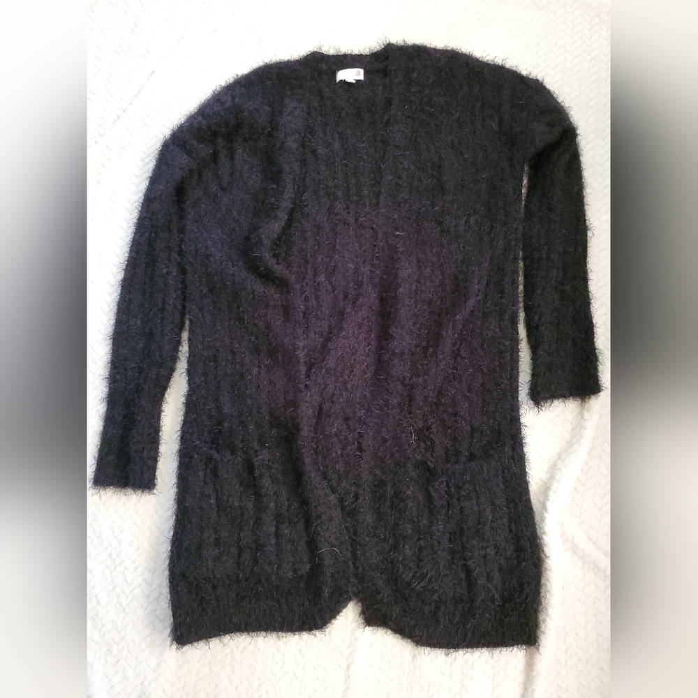 💥 LAST CHANCE 💥 SO Black Cardigan Sweater Classic Knit